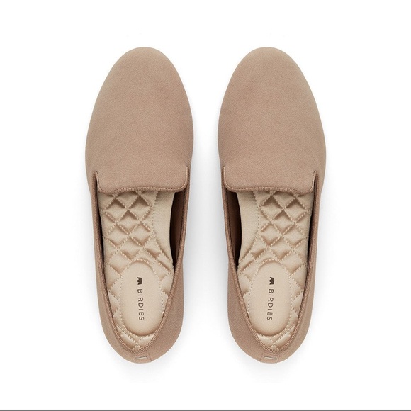 Birdies Shoes - Birdies latte suede the starling flats